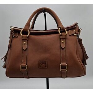 Dooney & Bourke Tan Leather Satchel
